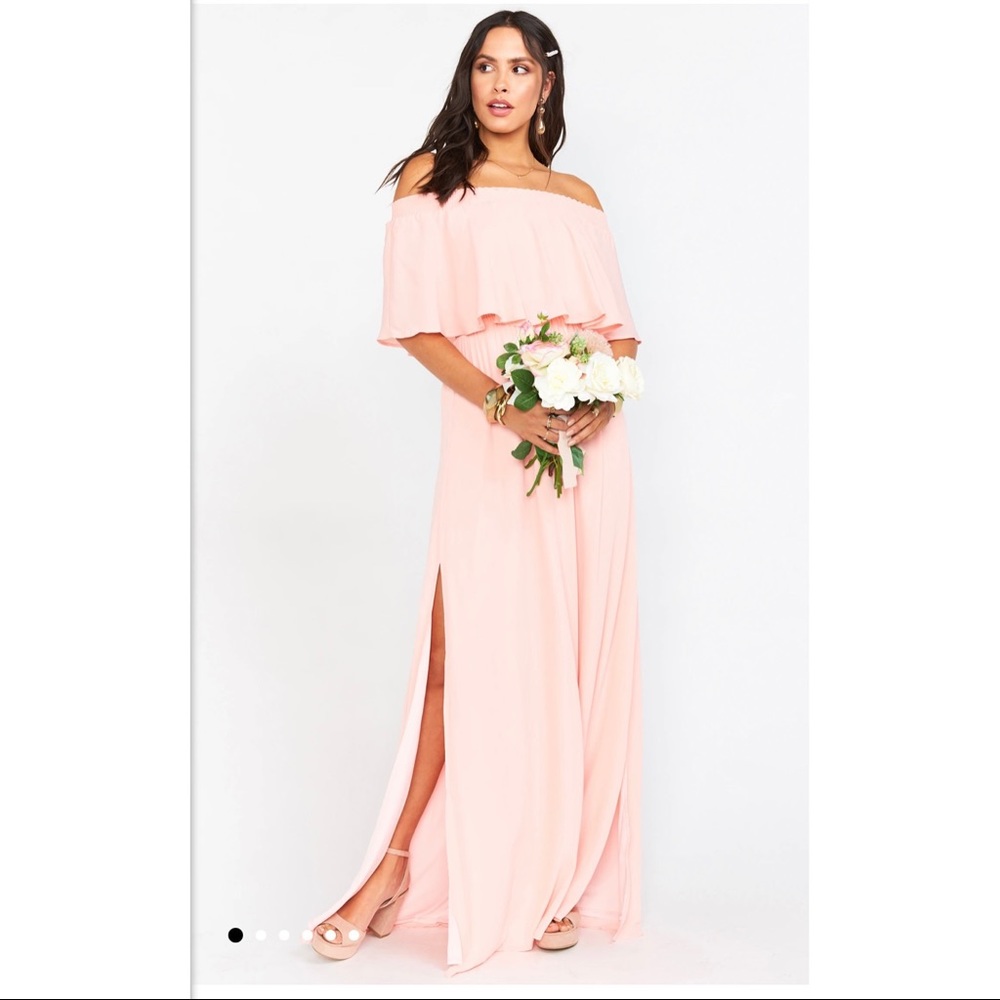 Show Me Your MuMu Hacienda Maxi Dress Pink Sz S